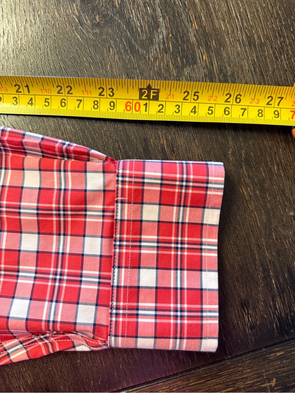 Brooks Brothers Regent L Red White Plaid Non-Iron Supima Button-Down Shirt - Picture 9 of 9